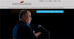 Desktop Screenshot of garthwallbridge.com
